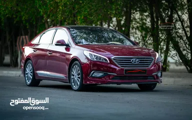  1 HYUNDAI SONATA 2015  EXCELLENT CONDITION  RED