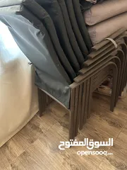  3 طاوله مع كراسي للحديقه