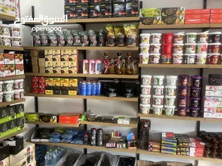  2 رفوف محل وديكور محل اراجيل