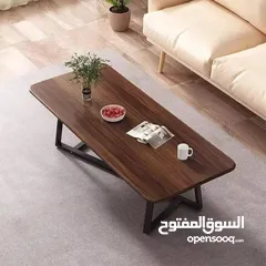  4 طاولات وسط بتصميم راقي وعصري طاولة بتخطف الأنظار! سطح أنيق بخامات عالية الجودة وقاعدة حديد قوية