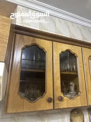  5 خزائن مطبخ خشب mdf مغطى بقشرة بلوط