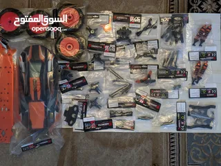  26 سياره RC 4x4 ماركه كاسيموتو kasemoto جديده  cacapibality 6S lipo battery مع قطع غيار كامله