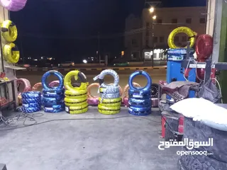  4 محل اطارات وبناشر وتبديل زيوت وكهرباء سيارات للبيع بداعي السفر  للتواصل والاستفسار