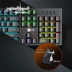  3 لوحة مفاتيح كيبورد اصلي لأجهزة الكومبيوتر LECOO BY LENOVO GK302 BLUE SWITCH USB WIRED KEYBOARD