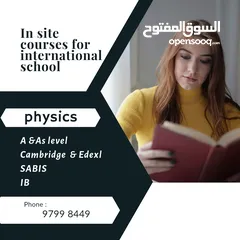  13 مدرس فيزياء   PHYSICS TEACHER (Bilingual-IGCSE-A level-IB )