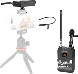  2 مايكروفون كاميرا لاسلكي نوع بويا الاصلي