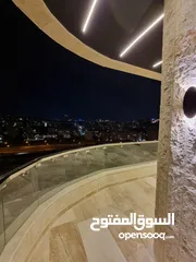  8 شقة ارضية 220م في ديرغبار حجار النوابلسة باطلالة بانوراما على عبدون بتشطيب فندقي