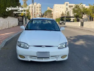  2 هيونداي اكسنت 1999 اتماتيك صندوق بحاله ممتازه استعمال شخصي من الحره