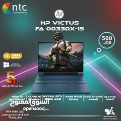  1 LAPTOP HP VICTUS I5 12GEN 16G 512SSD RTX 3050 4G 15.6 MONITOR 144HZ