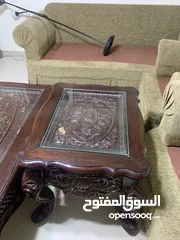  8 طاولات خشب من الخليج طقم ثلاث قطع