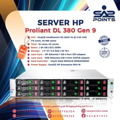  1 server hp  proliant Dl 380 G9