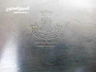  9 سله فخمه من النحاس والفضه الملكيه الهنديه
