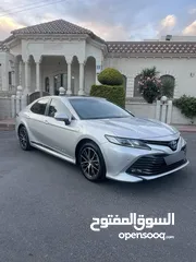  7 تويوتا كامري موديل 2019 فحص كامل 7 جيد فل مع فتحة بحالة الوكالة