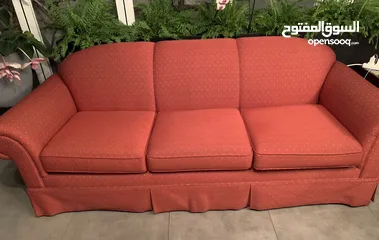  1 Red Couch- 3 Seater-Good condition