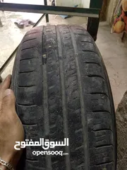  2 جنط 15للبيع مشبك لون ذهبي