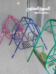  1 مراجيح الاطفال مزدوجة رائعة