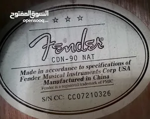  3 للبيع جيتار فندر CDN-90 وكالة