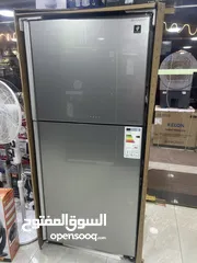  4 ثلاجه شارب الجامبو الجديده كليا سكوريت سلفر سعر حرق