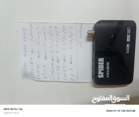  12 ريسيفرات من 4 دينار وأكثر عليها استراك وبدون اشتراك عادي