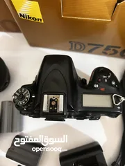  4 كاميرا نيكون 750d مع ملحقاتها 