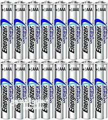  3 بطاريات ليثيوم قياس AAA انرجايزر  كفاءة عالية جدا وعمر طويل Energizer ULTIMATE 1.5V AAA