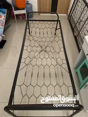  2 Steel bed frame