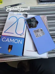  2 مستعمل اخو الجديد Kamon 20 pro 5G رام 16 جيجا 256 أغراضة والكرتونه الأصلية متوفر توصيل