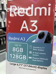  2 Redmi A3 (128 GB / 4 + 4ex RAM) ريدمي