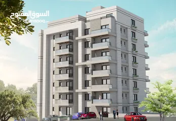  6 شقة 102 متر مع حديقة 26 متر للبيع في البالوع بالقرب من شركة جوال جاهزة للتسليم الفوري و السكن