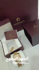  2 for sale gold watch Aigner brand new