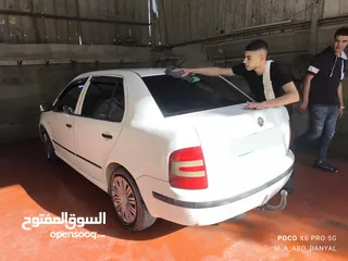  11 سكودا فابيا 2002 ماطور 1900 ديزل قطارة سولار