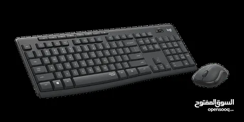  1 ماوس + كيبورد  ويلرلس Logitech Silent Wireless combo MK295