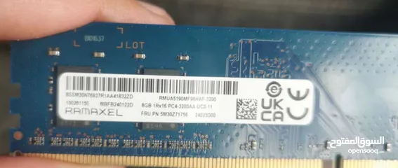  1 رامة 8 g ddr5+ ddr4 للبدل على رامه ddr2