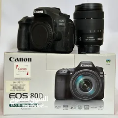  2 كاميرا كانون (Canon 80D)