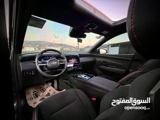  18 هونداي توسان N-Line /2022  فل الفل فتحة سقف بانوراما  فل مسكر