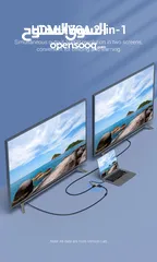  7 تحويلة  Type-C Docking station (6-in-1)