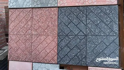  27 بلاط رصيف وكرجات وارضيات  بجميع انواعه حجر كندرين جميع المقاسات ممون وعادي شحف حجر جميع الأنواع طوب