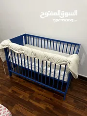  1 Baby Cot with Mattress - New condition - KD 20