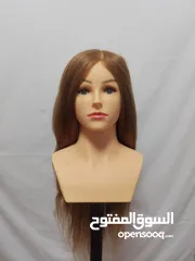  2 منيكان شعر طبيعي 100٪