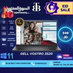  1 DELL VOSTRO 3520 I7-1255U جديد  مع كرت شاشة خارجي بأفضل سعر