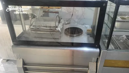  5 عده مطعم حمص فلافل للبيع  كامله