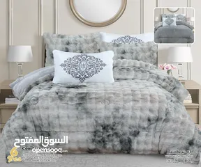  8 شرشف  ببلز الشتوي المجوز  من 6 قطع   ثقيل جدا وجودة عالية جدا جدا               الدفا.    عفا