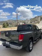  4 للبيع او البدل بكم نيسان تيتان بنزين فورويل شغال فتحة قناص مرخص Nissan titan  قابل للتقسيط دفعة