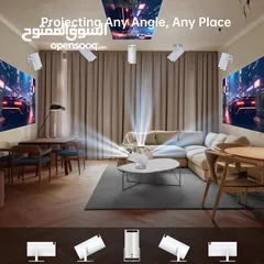  8 بروجيكتور عالي الدقة اندرويد ويندوز ابل وايفاي 5 جي Projector Universal HY300 4K Auto Keystone
