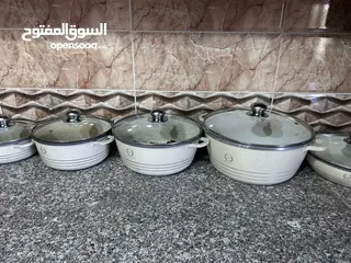 7 طقم طناجر 5 قطع