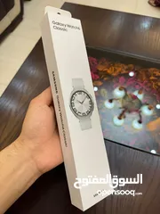  6 Samsung Galaxy Watch6 Classic 47mm  ساعة سامسونج أصلية مختومة بالعلبة كفالة الشركة