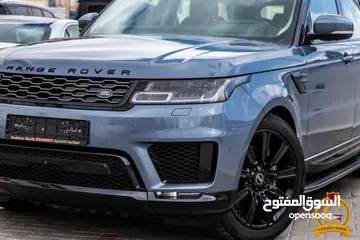  8 Range Rover Sport 2021 Hse Plug in hybrid  Black edition    السيارة وارد المانيا