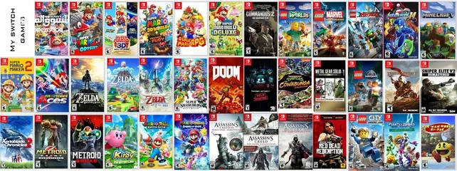  17 متخصصون بيع/تعديل الننتندو سويتش في الأردن Nintendo Switch modded + ألعاب مجانية