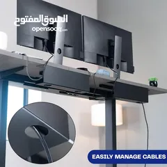  5 VIVO Under Desk 17 inch Cable Management Trays, Power Strip Holders