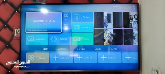  2 شاشه نوع ivew 65inch smart 4k HDR 10
